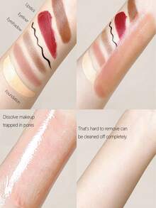 200毫升/6.76液盎司 心形毛孔控油洁面油，质地轻盈，易于乳化，平衡油脂，双重清洁，卸妆并清除黑头，韩国护肤品，韩国化妆品 - 200ml - 查看 4