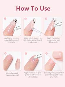 30ml Gel Nail Polish Remover, Ultra-Powerful & Removes Glitter And Dark Colored Paints, Paraben Free For Nails | Acetone Nail Polish Remover For Nails For Removal Of Glue Gel, Acrylic & Dip - Clear - View 4