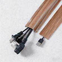 1pc Cord Cover Floor PVC Cord Covers For Wires On Floor, Soft Floor Cable Cover Cord Hider Floor Cable Management Cable Protector