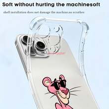 Funda para teléfono  Cool Vibes, compatible con teléfonos ,  17,  16 Pro Max,  15 Pro Max,  13 y  12. Fabricada en TPU, ofrece protección contra golpes y caídas. Ideal para regalar a familiares, amigos y seres queridos con estilo, y para ocasiones especiales como cumpleaños o Halloween. - transparente - Ver 5