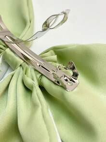 3 piezas Pinzas para el cabello con lazo floral para mujer, dulces, lindas, elegantes, frescas, retro, minimalistas, versátiles, de moda, hechas de material de poliéster, adecuadas para uso diario, decoración de atuendos, regalos festivos, pinzas de garra, pasadores para el cabello, barrettes - Multicolor - Ver 7