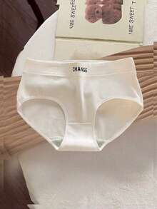 6pcs Women's Cotton Panties, Solid Color Comfortable Seamless Breathable Hipster Briefs - Multicolor - View 4