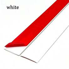 1pc 5cm/1.96in Peel And Stick Floor Transition Strips, Self-Adhesive Wood Grain Flooring Edge Trim, Easy To Cut Edge Sealing Tape - Ideal For Seamless Indoor Wall And Subfloor Decor, Gap Coverage, For Home And Construction Projects, Multi-Purpose Wood Grain Surface - Multicolor - View 14