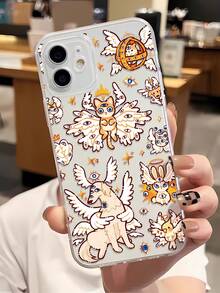 1 Ốp lưng điện thoại TPU toàn diện họa tiết động vật thiên thần thời trang & độc đáo tương thích với iPhone/Galaxy/17/17Air/17Pro/17ProMax/16/16Pro/16Plus/15/15ProMax/15Pro/11/12/13/14ProMax/12Mini/13Mini/11Pro/11ProMax/12Pro/12ProMax/13Pro/13ProMax/14Pro/14ProMax, sáng tạo & thanh lịch - Nhiều màu - Xem 1