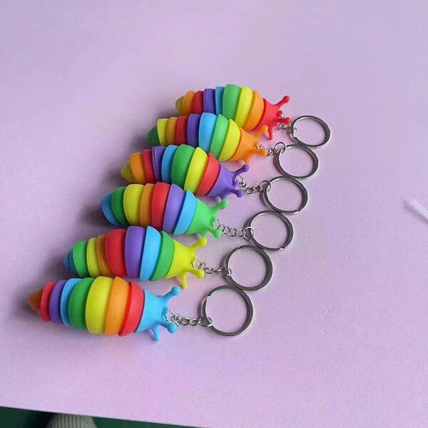 1pc Random Color Acrylic Realistic 3D Snot Keychain, Cute Snot Keyring, Birthday Gift For Friends