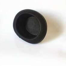 1pc/2pcs Black Magician's Top Hat, Felt Formal Hat, Party Prop, Stage Performance Magic Hat