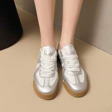 Women Flats - Silver - View 4