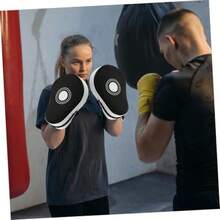 Balacoo Curved Boxing Mitts Pads Stable Grip Hand Target For Kickboxing Taekwondo Karate Lightweight Arts Training Equipment For Sparring(default) - Multicolor - Ver 9