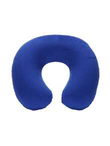 1 Piece Travel Pillow Neck Pillow Airplane Pillow Travel Car Home Office Travel Neck Flight Pillow Snap Button With Soft Cover, U-Shaped Neck Pillow Portable Student Adult Pillow Cushion, Supports Neck And Protects Cervical Spine While Studying (This Is An Inflatable Pillow) - Multicolor - View 13