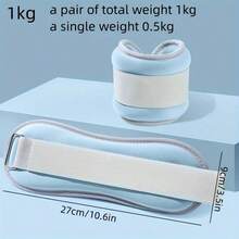 2 piezas Pesas para pierna/muñeca, adecuadas para ballet, danza y entrenamiento, pueden fortalecer el tobillo y la muñeca (El peso marcado es el peso total de 2 piezas) - Multicolor - Ver 6