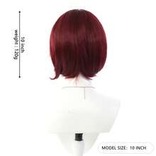 New Arrival Women's Short Bob Wig - Synthetic Fiber Natural Looking Fashionable Full Cap Wig - Multicolor - View 13