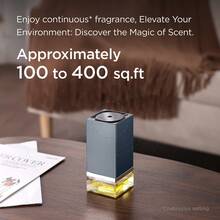 Waterless Diffuser For Essential Oils – 50ml Capacity Nebulizer Aromatherapy Diffuser, Battery Operated Mini Scent Air Machine With 4 Mist Settings Timers For Home,Cars,Office - Blue - View 5