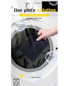 1/10/20/30pcs Black Clothing Dye Sheets, Dark Color Refresh & Fade Repair, Color Protection & Fixing Sheets, Reduce Washing Fading, Easy To Use, Portable For Home & Travel, Daily Clothing Care Refresh Sheets - Black - View 5