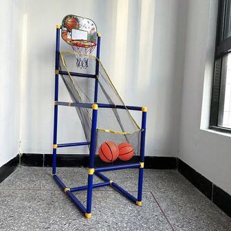 Enjoyable Arcade Basketball Game Set - Indoor/Outdoor Dual Play, Easy Setup With Pump & Balls, Ideal Holiday & Birthday Gift