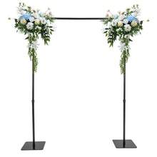 Rainaut Set Of Freestanding Iron Black Backdrop Stand Rack, Adjustable Photo Backdrop Stand Kit, Heavy Duty Backdrop Stand With Steel Base For Photography, Studios, Banner Frame Backdrops, Weddings, Receptions, Birthday Parties, Business Events, And Other Indoor Or Outdoor Occasions,Black - màu đen - Xem 10