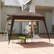 Outsunny Replacement Roof For 3x3 Gazebo, Waterproof And Winter-Resistant Gazebo Roof For Folding Gazebo, Storm-Resistant Replacement Cover With Single Canopy Roof For Garden Gazebo, On-Site Cafe - 1 - View 3