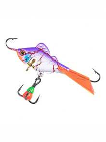 GOTURE 1PC Ice Fishing Bait With Vivid And Realistic Swimming Bait. Winter Ice Fishing Hook. Ice Fishing Bait. Ice Fishing Equipment Is Used For Vertical Fishing Hooks And Ice Fishing Tools For Tilapia, Plate Fish, Bigeye Lake Bass, And Bluegill Bass - Multicolor - View 12