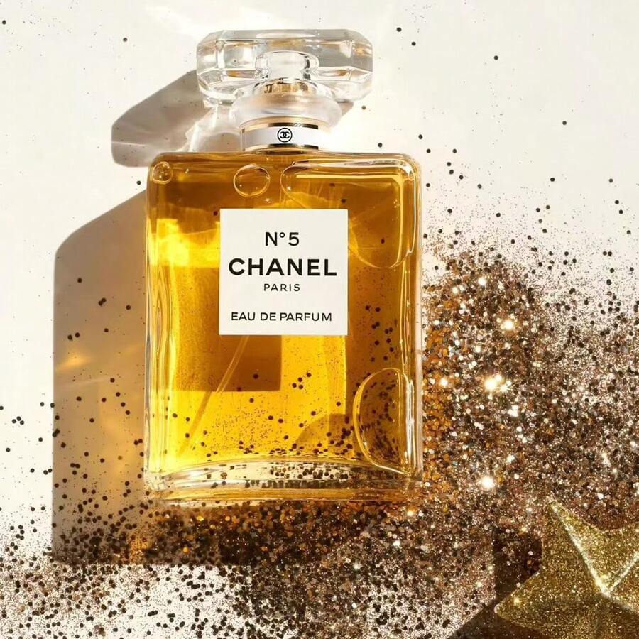 No. 5 For Women Eau De Parfum Vaporisateur Spray 100ml/3.4oz NIB - Màu vàng - Xem 1