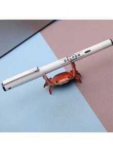 Ahnitol Weightlifting Crab Pen Holder, Creative Desktop Organizer With Cute Animal Figurine, Unique Office Supplies, Desktop Decor, Ideal Cool Gift For Gamers, Students, Coworkers - Stress Relief Office Gadget, Funny Desktop Accessory - Multicolor - View 6