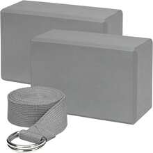 Bloques de Yoga, Bloques para Pilates con Correa de Estiramiento, Bloques de Yoga Suaves y Antideslizantes, Bloques de Ayuda para Apoyar de Yoga, Modificar Postura, Resistir a la Presión - Morado - Ver 7