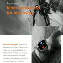 Reloj inteligente s9ultra 3 Correa Bluetooth llamada frecuencia cardíaca carga inalámbrica smartwatch - Negro - Ver 3