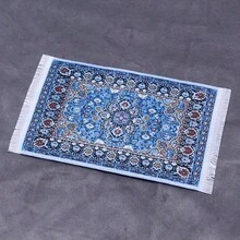 1:12 比例迷你家居地毯模型，土耳其波斯地毯，客廳 DIY 微縮場景裝飾，地板裝飾，娃娃屋家具，娃娃屋裝飾，房間裝飾，飾品，攝影道具 - 彩色 - 查看 11