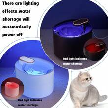 Smart LED Automatic Pet Water Dispenser, 3L Large Capacity, Ultra-Quiet Water Fountain For Cats, Dogs, Small Pets, Multi-Level Filtration, - 3L - View 4