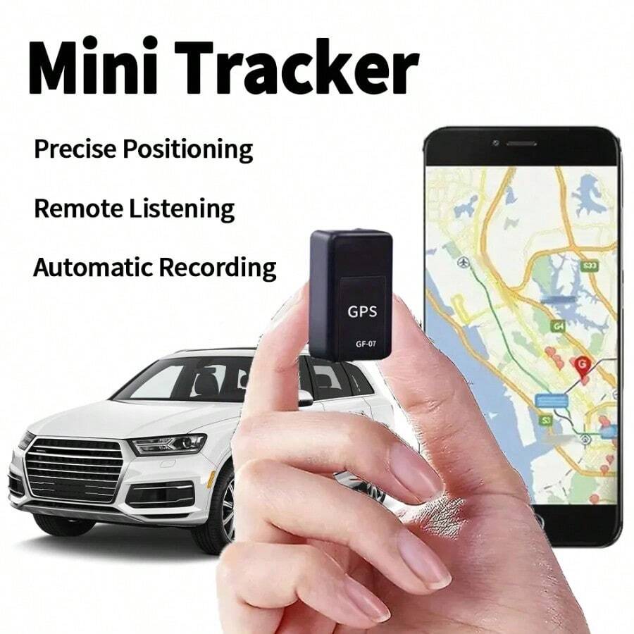 Mini GPS Tracker Strong Magnetic Car Tracking Anti-Theft/Lost Equipment Mini Portable Precise Positioning GPS Locator - GF07-1 - 查看 1