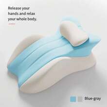 Sweet Spot Pillow, 30° Angle Perfect Position Couples Pillow, Bed Wedge Pillow For Sleeping,  Wedge Memory Foam Butt Cushion, Provides Waist And Neck Support, Leg Elevation Pillows For After Surgery, For All Postures - 藍色 - 查看 1