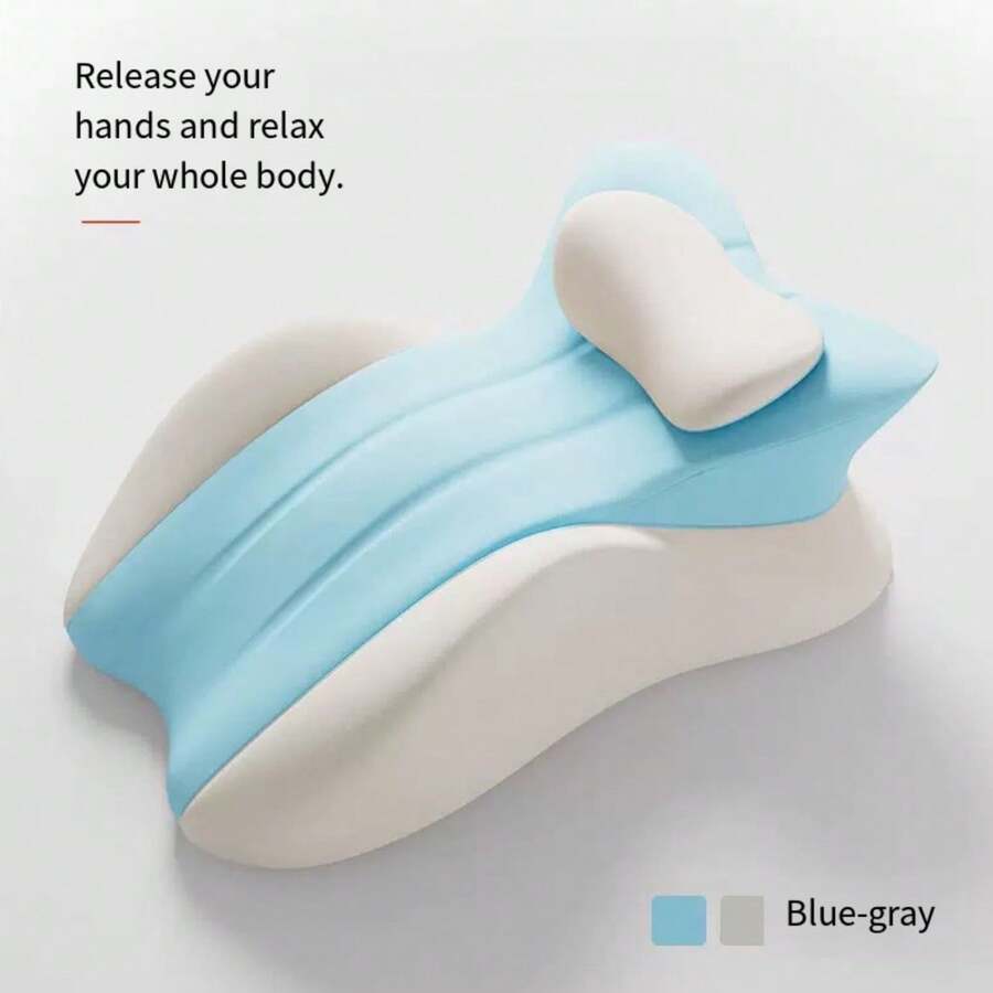 Sweet Spot Pillow, 30° Angle Perfect Position Couples Pillow, Bed Wedge Pillow For Sleeping,  Wedge Memory Foam Butt Cushion, Provides Waist And Neck Support, Leg Elevation Pillows For After Surgery, For All Postures - 藍色 - 查看 1