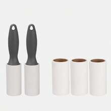 160pcs Super Sticky Pet Hair Remover Roller - Effective For Removing Pet Hair, Super Adhesive, Can Be Used To Remove Fuzz On Clothes, 40pcs Per Roll, Efficiently Cleans And Absorbs Dust And Pet Hair On Clothes. - Multicolor - View 1