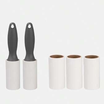 160pcs Super Sticky Lint Roller - Pet Hair Remover Lint Rollers For Pet Hair Extra Sticky Lint Rollers For Clothes Lint Removal , 40pcs/Roll, They Can Efficiently And Quickly Clean And Adsorb The Dust And Pet Hair On Clothes