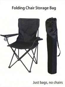 1pc Folding Chair Storage Bag, Garden Chair Carry Bag, Handbag, Portable Bag, Camping Bag, Outdoor Camping And Hiking Accessory, Portable Folding Chair Storage Bag - Multicolor - View 1