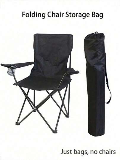 1pc Folding Chair Storage Bag, Garden Chair Carry Bag, Handbag, Portable Bag, Camping Bag, Outdoor Camping And Hiking Accessory, Portable Folding Chair Storage Bag