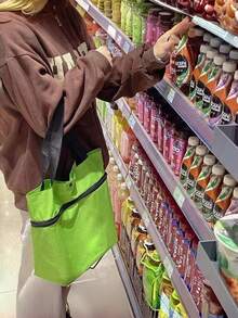 Portable Shopping Cart, Foldable Shopping Bag, Lightweight Wheeled Handcart, Shopping Bag, Shopping Bag, Storage Bag.