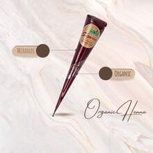 1/3 块天然有机海娜粉，海娜临时纹身，半永久性防水海娜纹身颜料，用于人体彩绘。