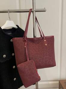 BAILEE 套装包，时尚休闲度假风，轻便易携，金色五金配件饰以铆钉，双提手设计，小巧可单独携带，可用作化妆包或零钱包，拉链封口，多隔层设计，大容量，防水耐磨。 - 彩色 - 查看 16