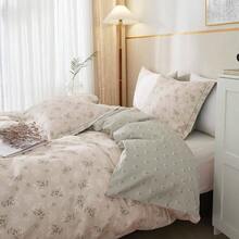 - Juego de funda de edredn estilo bohemio, diseo floral de jardn, tamao King, diseo clsico, de algodn, juego de funda de edredn ligera y suave, con cierre de cremallera, transpirable - King (104" x 90") + Multicolor - Ver 4