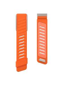 5.0/MG SportFlex - ECG Wristband, Soft Silicone, Waterproof & Sweat-Proof, Compatible With Bluetooth 5.0 - Burnt Orange - View 3