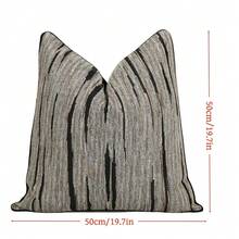 1pc Luxury Cushion Cover With Unique Black & Gold Design For Living Room Sofa Decoration