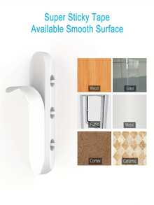 White Flexible Cable Organizer For Office Desk, High-Strength Plastic Material With Adhesive Backing And Adjustable Arm, Includes Cable Holder For Organizing Office Desk Cables, Easy Installation - Multicolor - View 6