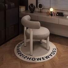 Sillón Minimalista Moderno Individual - Reclinable Manual en /Beige con Cojín Acolchado y Respaldo Tipo, Asiento Acogedor para Uso Exterior / Sala de Estar, Dormitorio, Balcón - Blanco - Ver 4