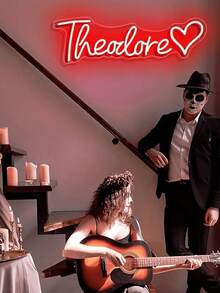 定制姓名霓虹灯，婚礼装饰，姓名霓虹灯，青少年LED霓虹灯，个性化礼物，卧室装饰，家居装饰USB LED灯，生日礼物，儿童房标牌，儿童房字母，青少年装饰，儿童房装饰