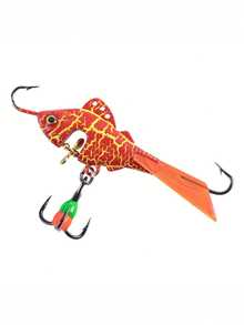 GOTURE 1PC Ice Fishing Bait With Vivid And Realistic Swimming Bait. Winter Ice Fishing Hook. Ice Fishing Bait. Ice Fishing Equipment Is Used For Vertical Fishing Hooks And Ice Fishing Tools For Tilapia, Plate Fish, Bigeye Lake Bass, And Bluegill Bass - Multicolor - View 9
