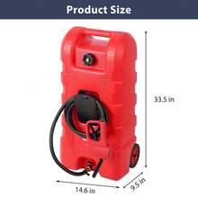 Gasoline Tank/Box - Red - View 5