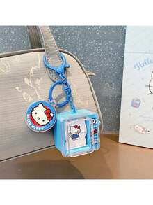 Móc khóa máy hoạt hình phát sáng hình trái tim Sanrio Hello Kitty - Móc khóa đèn nhấp nháy hoạt hình dễ thương chính thức, Thiết kế hiệu ứng ánh sáng hình trái tim và hiệu ứng hoạt hình, Chất liệu ABS bền bỉ với móc khóa chắc chắn, Phụ kiện nhân vật dễ thương cho túi xách, chìa khóa, điện thoại, Mặt dây chuyền đèn LED sáng tạo, Quà tặng hoàn hảo cho các cô gái tuổi teen hâm mộ Sanrio, Móc khóa đồ chơi trang trí độc quyền xuyên biên giới của SHEIN - Nhiều màu - Xem 4