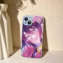 Funda de teléfono de anime Oshi No Ko con diseño de Ai Hoshino, cubierta de vidrio templado compatible con  14 13 12 11 Pro Mini XS MAX 14Plus X XS XR, cubierta compatible con funda de  17, funda de  17 Pro, funda de  17 Pro Max - z1 - Ver 11