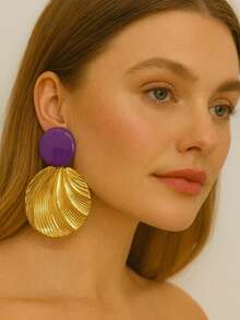 Women Stud Earrings - 8-3 - Xem 4