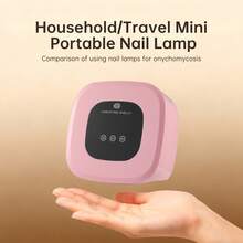 48W UV Light For Nails,Mini UV LED Nail Lamp With 3 Timer Settings, Auto Sensor, Fast Curing For Gel Nails,Nail Dryer Sparkly Gel Nail LCD Display Home Use DIY - 查看 2