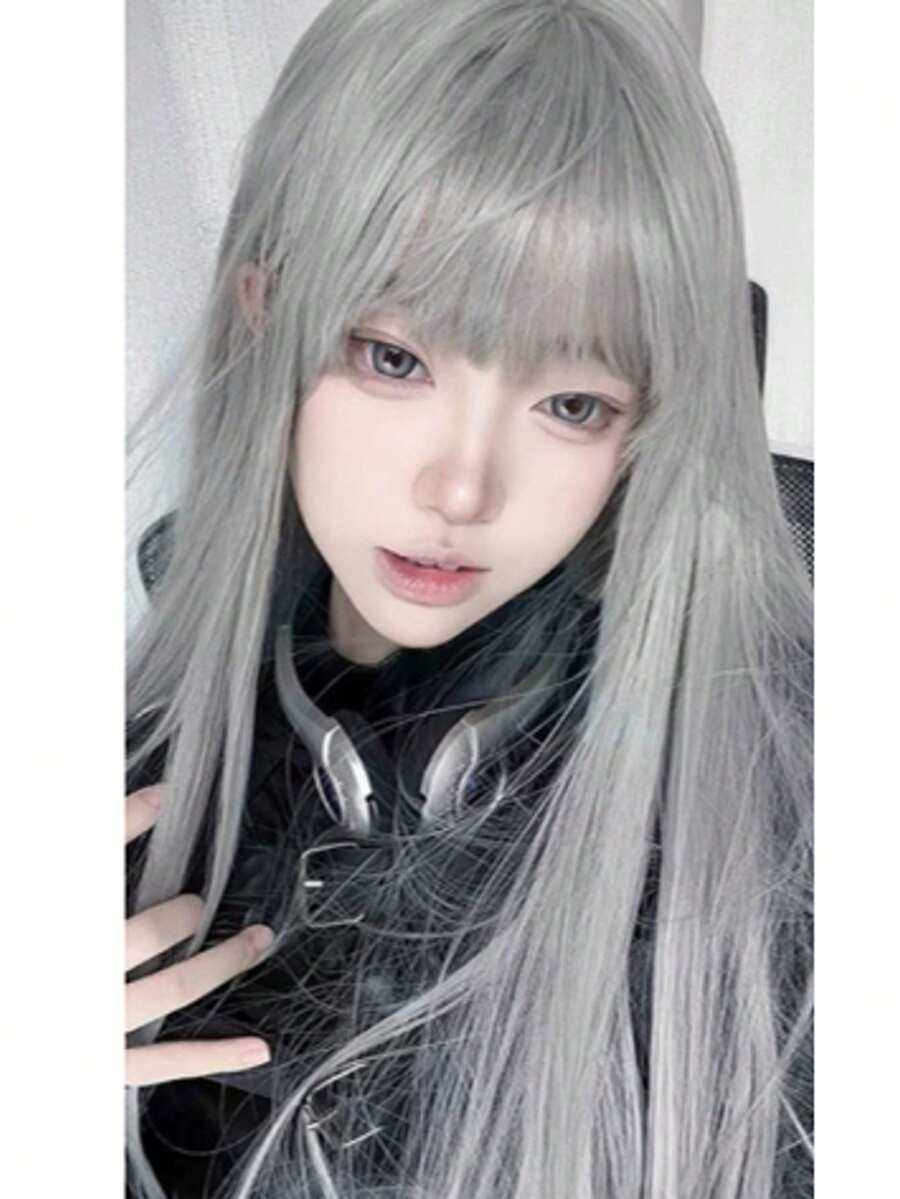 Costume Facial Hair & Wigs - Light Grey - View 1